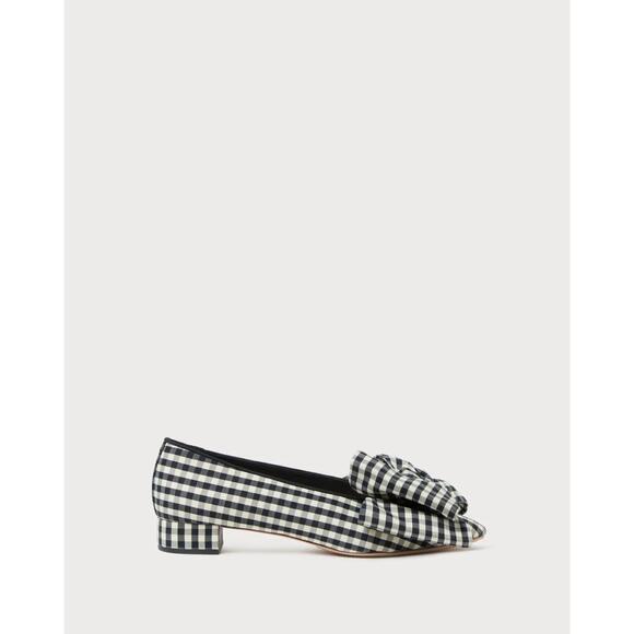 LOEFFLER RANDALL Shoes - NEW LOEFFLER RANDALL women's noa bow shoes in black/white gingham